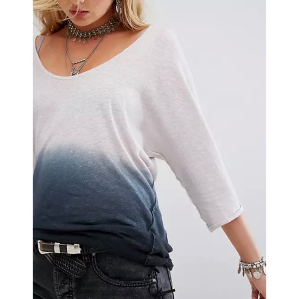Free People Strawberry Dip-Dye Shirt